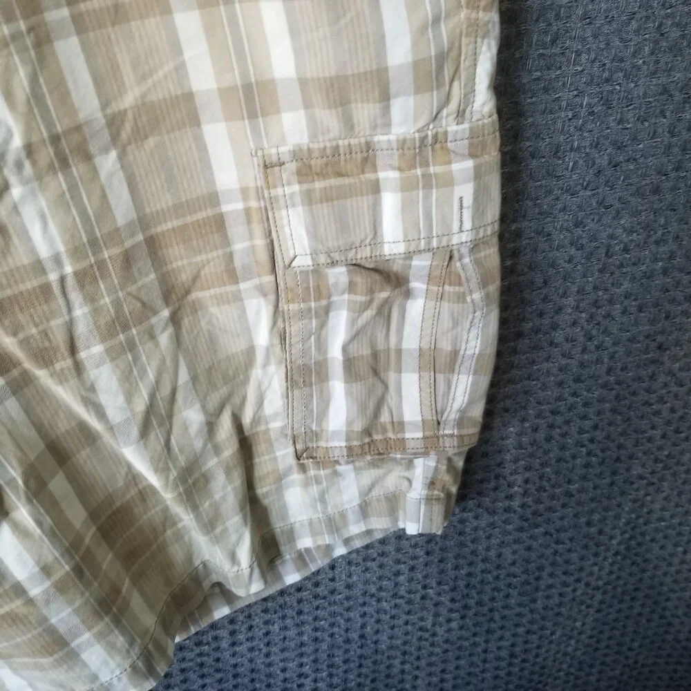 Dockers Tan Plaid Cargo Shorts Men's 44
